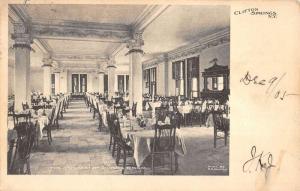 Clifton Springs New York Sanitarium Dining Room Antique Postcard K88171