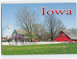 Postcard Living History Farms Iowa USA