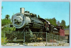 1950's Locomotive No. 2825 San Bernardino Museum Bloomington California Postcard