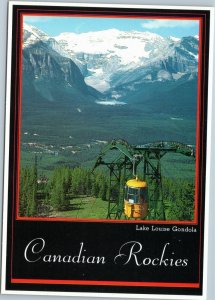 Lake Louise Gondola , Banff National Park, Alberta, Canada postcard