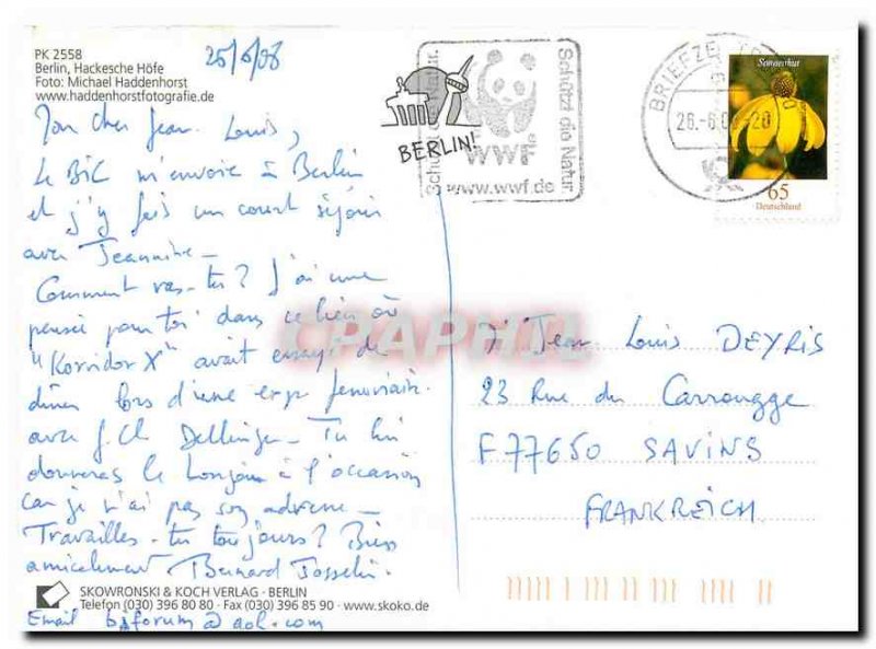 Postcard Modern Berlin Hackesche Hofe