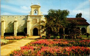 Florida Miami Ancient Spanish Monastery Flower Gardens