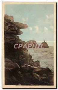 Old Postcard The Rocks Peacock has Brehat
