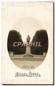 Old Postcard Avallon The Statue Vauban