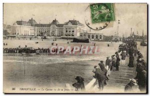 Old Postcard Trouville Casino saw the Jetee