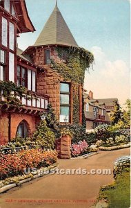 Residence, Hillside & Vista Avenues - Oakland, California CA Postcard