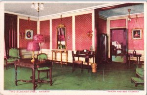 The Blackstone Parlor and Bed Chamber Chicago Illinois Postcard