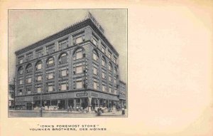 Younker Brothers Department Store Des Moines Iowa 1910c postcard