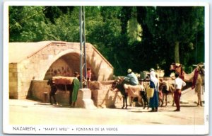 M-76900 Mary's Well Fontaine De La Vierge Nazareth Israel