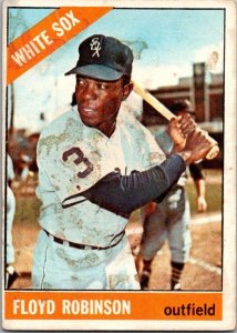 1966 Topps Baseball Card Floyd Robinson Chicago White Sox sk1949