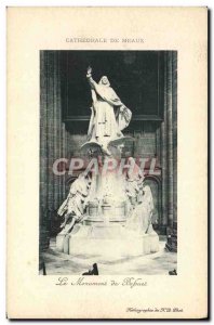 Old Postcard Cathedrale de Meaux The monument Bossuet