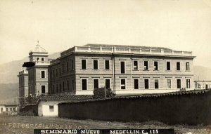 colombia, MEDELLIN, Seminario Nuevo (1910s) Obando RPPC Postcard