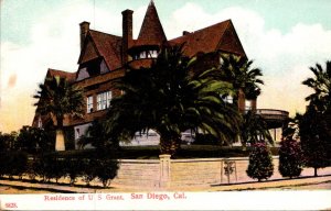 California San Diego Residence Of U S Grant 1909