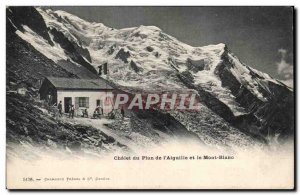 Chalet Plan of Aiguille and Mont Blanc - Old Postcard