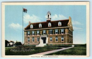 WEYBURN, Saskatchewan Canada ~ COURT HOUSE Postcard