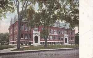 Maine Bath High School 1908 sk829