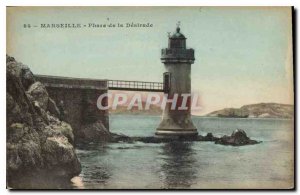 Old Postcard Marseille Lighthouse Desirade