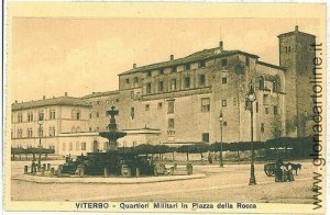 VINTAGE POSTCARD: VITERBO City - SQUARE DELLA ROCCA-