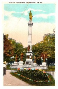 Postcard MONUMENT SCENE Manchester New Hampshire NH AR0731