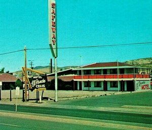 Craig Colorado CO El Rancho Craig Motel w Sign Unused UNP Vtg Chrome Postcard