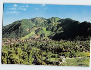 Postcard Aspen, Colorado and Aspen Mountain, Aspen, Colorado