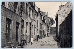 Quebec City Quebec Canada Postcard Champlain Street (Lower Town) c1910