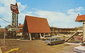 Willow Tree Motel Eugene Oregon OR (formerly Hyatt) Vintage Postcard E11