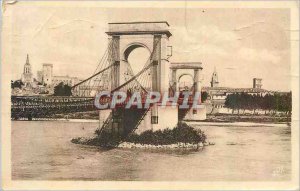 Postcard Modern Avignon The Suspension Bridge