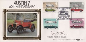 Lord Ashley Stokes Of Leyland Austin 7 Benham Hand Signed FDC