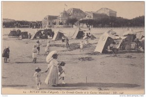 La Grande Conche Et Le Casino Municipal, ROYAN (Charente Maritime), France, 1...