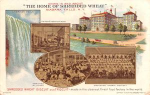 Shredded Wheat Advertising Writing on back 