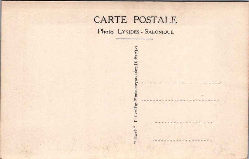 RPPC Postcard French Zone Salonique Thessaloniki Greece