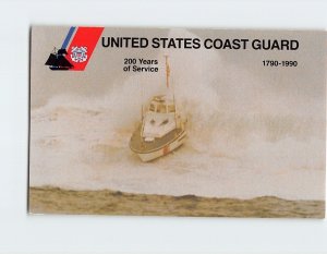 Postcard U.S. Coast Guard 200 Years of Service Cape Disappointment WA USA