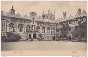 Oriel College, Oxford (Oxfordshire), England, UK, 1900-1910s