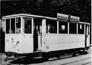 BG33395 gorlitz beiwagen typ dresden tramway tram real photo   germany