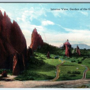 c1910s Colorado Springs, CO Garden of the Gods Interior Red Rock Formation A276