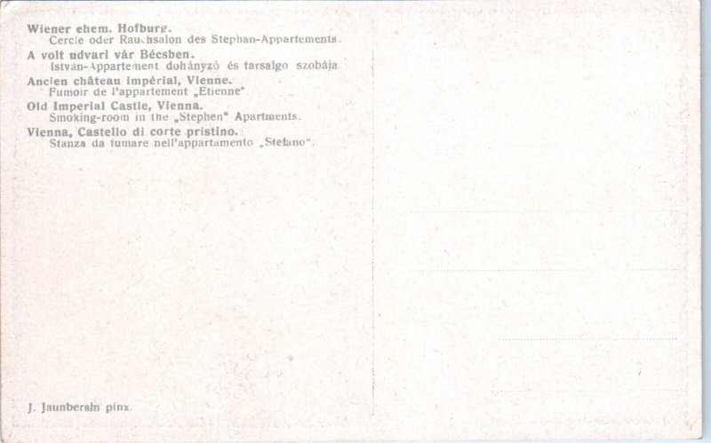 1910s Old Imperial Castle Vienna Austria Postcard