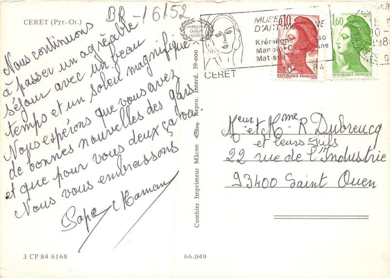 BR16152 Ceret Amities de Ceret corida  France