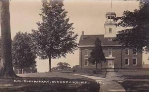 Maine Bucksport E M C Seminary Real Photo RPPC