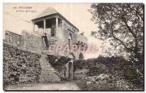 Old Postcard Fougeres Tower Coigny