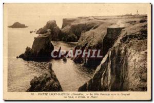 Pointe Saint Mathieu - La Cote Sauvage - Old Postcard