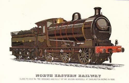 North Eastern Railway Darlington Works Train Postcard