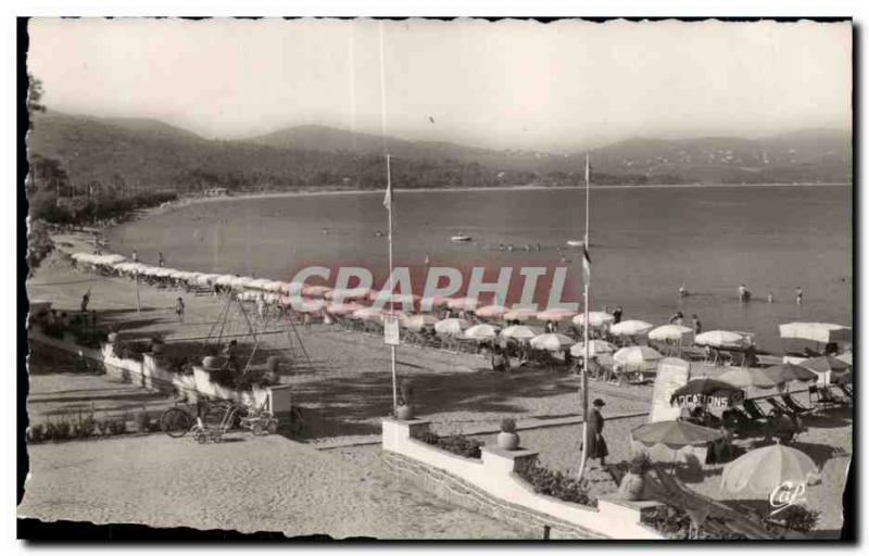 Old Postcard Cavalaire Sur Mer Beach