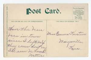 Postcard Effingham Kansas Atchison County High School Standard View Card 