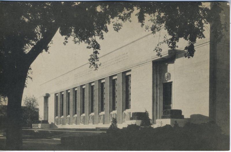 The Folger Shakespeare Library  ~ Washington DC, Capitol Hill ~ Vintage Postcard 