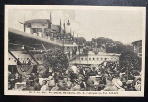 Mint Dornier DOX Real Picture Postcard RPPC Seaplane In Hamburg