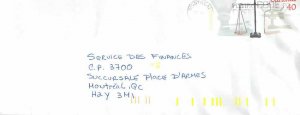 Entier Postal Stationery Postal Justice Canada Montreal Balance