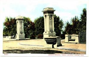 BOSTON MA - Johnson Memorial Fenway Entrance - 1910