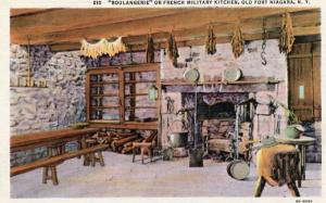 NY - Old Fort Niagara, Boulangerie or French Military Kitchen, Interior