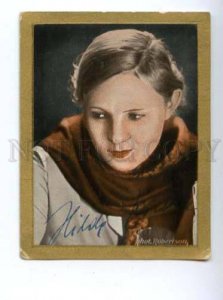 145299 Hilde KORBER MOVIE actress Old CIGARETTE card GOLD SABA